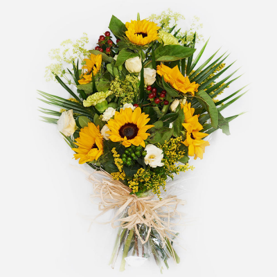 Funeral Flowers in Cellophane Product Image